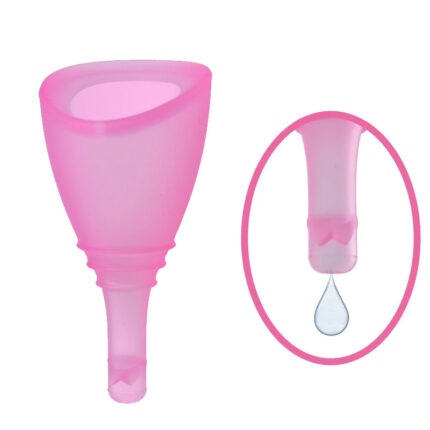 Copa Menstrual de Silicona Drenable