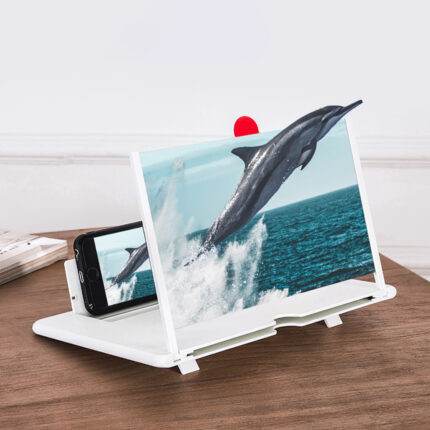 Lupa de pantalla 3D amplificador de señal pantalla móvil lupa plegable ligera