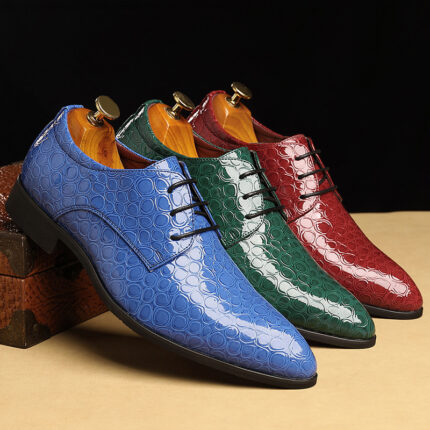 Zapatos formales de negocios para hombres Tallas grandes Todo a juego