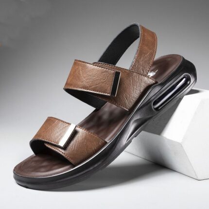 Zapatos de playa informales con plataforma, ropa de verano para hombre, doble uso