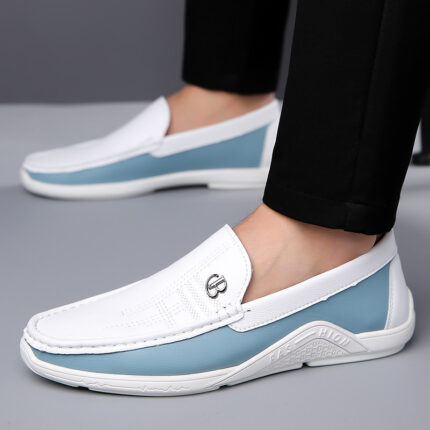 Zapatos de cuero casuales de verano para hombres