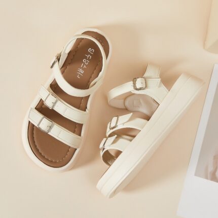 Sandalias de suela blanda informales y cómodas para mujer