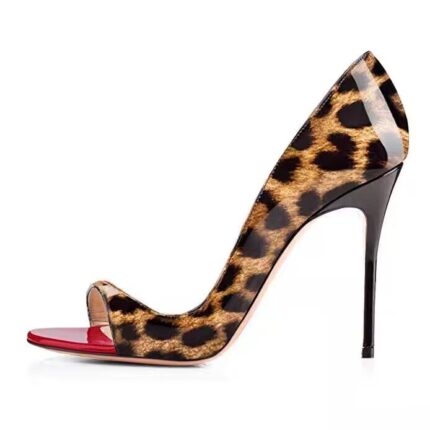 Zapatos de mujer con estilo peep toe stiletto