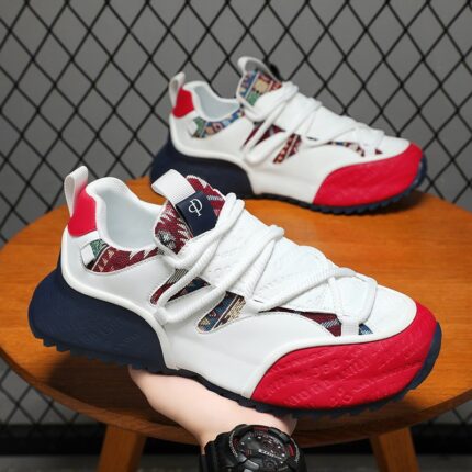Zapatos deportivos informales para hombre estilo Hong Kong, todo a juego