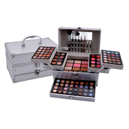 Juego de maquillaje combinado con rubor y lápiz labial