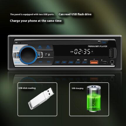 Reproductor MP3 universal para automóvil con calidad de sonido sin pérdida y reproductor de radio para automóvil
